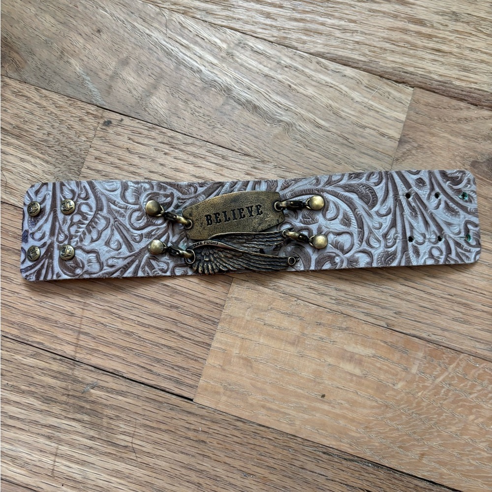 Altar'd State Leather Cuff Bracelet